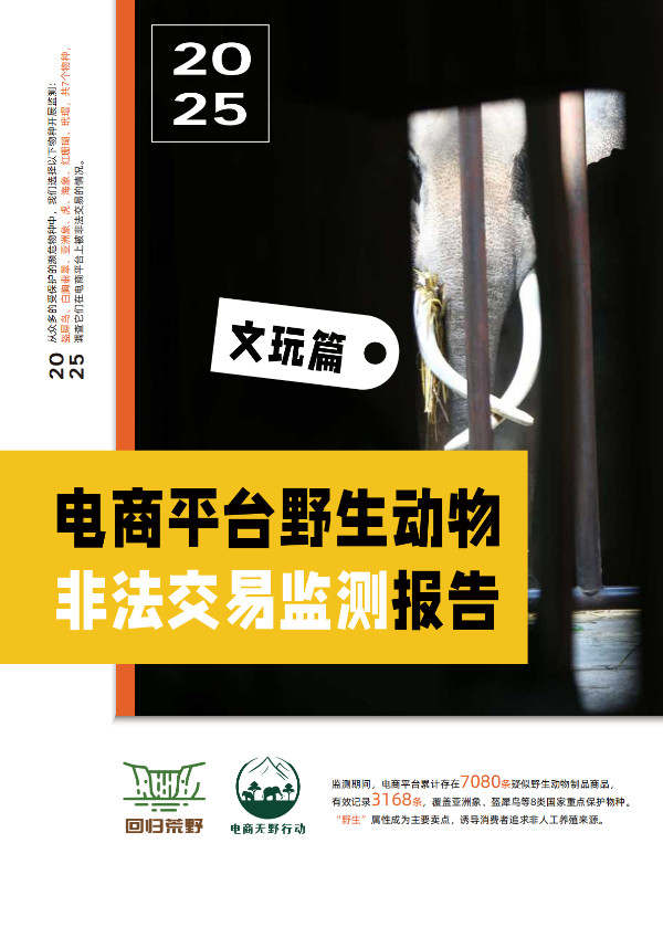 2025年电商平台野生动物非法交易检测报告（文玩篇）