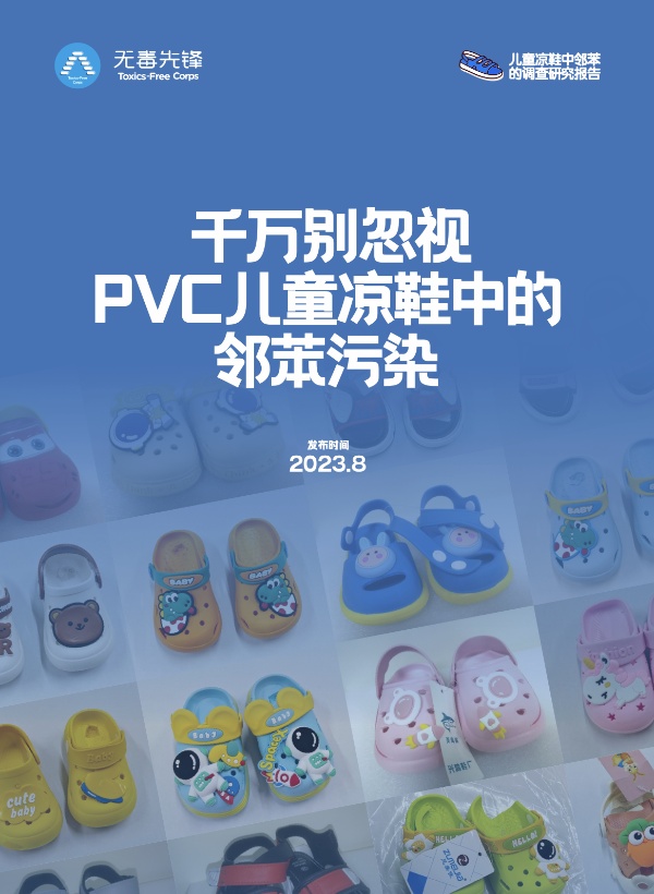 2023年网售PVC儿童凉鞋中邻苯的调查报告